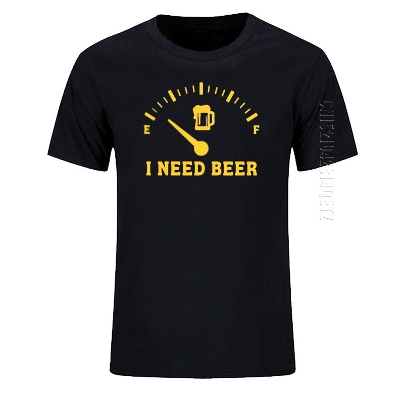 Fuel Gauge I Need T Shirt Men Summer Fashion Round Neck Best Selling Male Natural Cotton T-Shirt Tops Tee