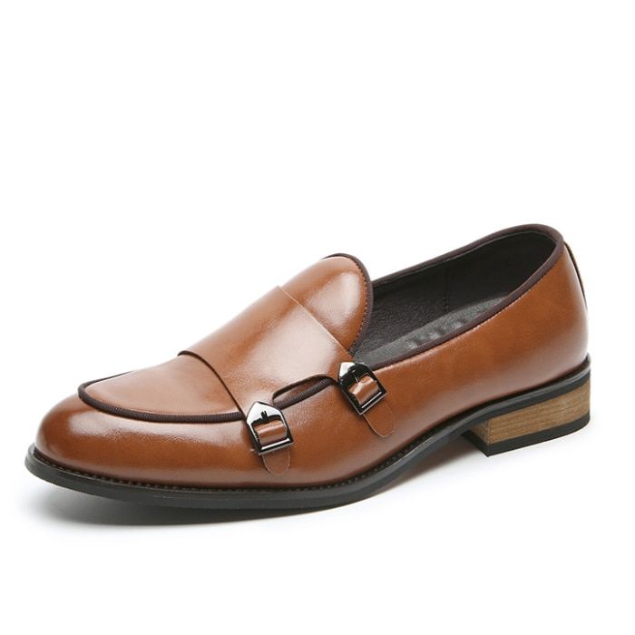 Men British casual small leather shoes all-match fashion classic business leather shoes high-quality loafers men's driving shoes