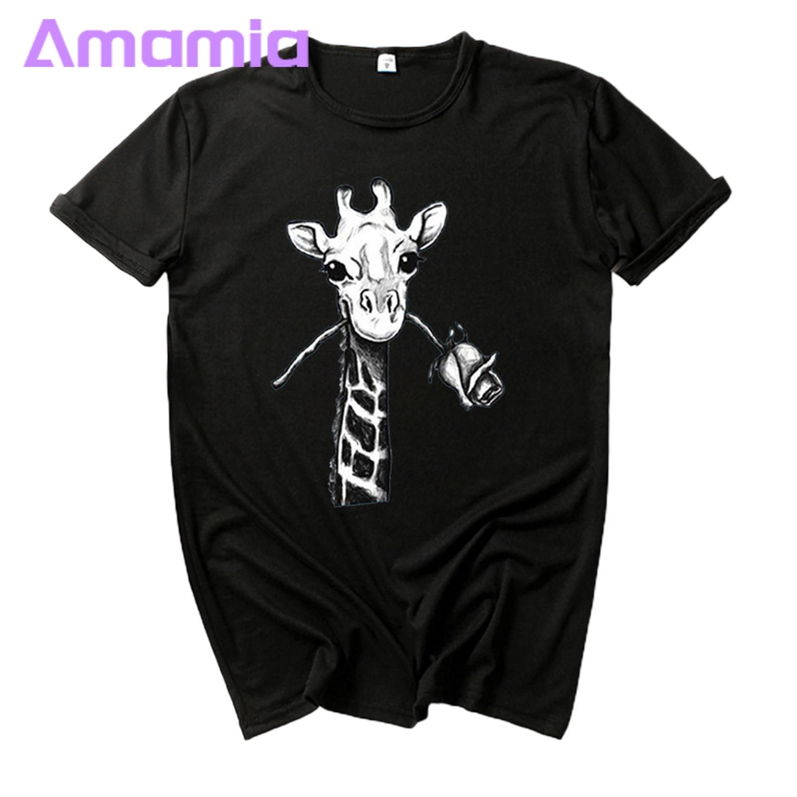 Amamia Summer T-shirts O Neck Round Neck Couple T-shirts