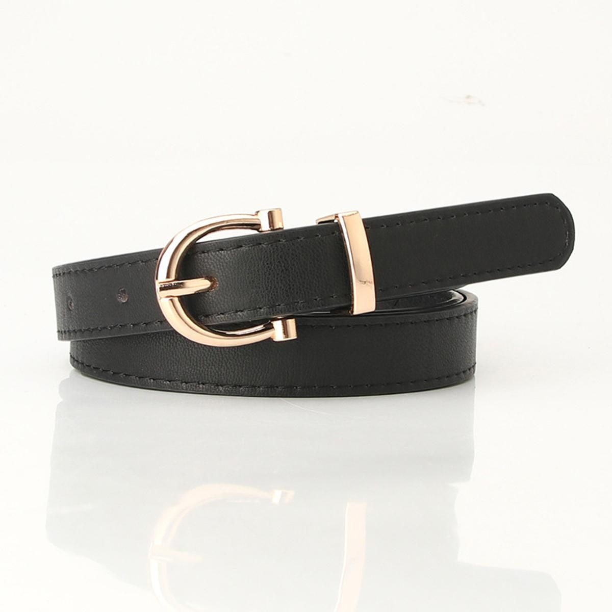 Loldeal 2x104cm Women's Korean-Style Fashion Belt Student Jeans Decorative Thin Belt Clothing Matching Belt