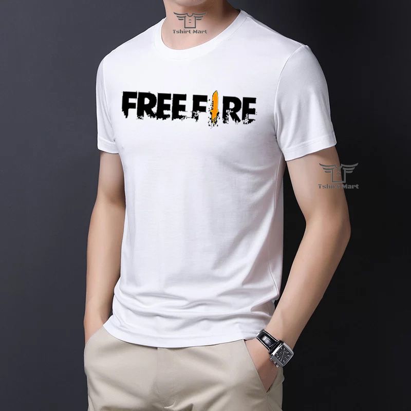 Popular Free_Fire Gaming Tshirt With Round Neck - Tshirt