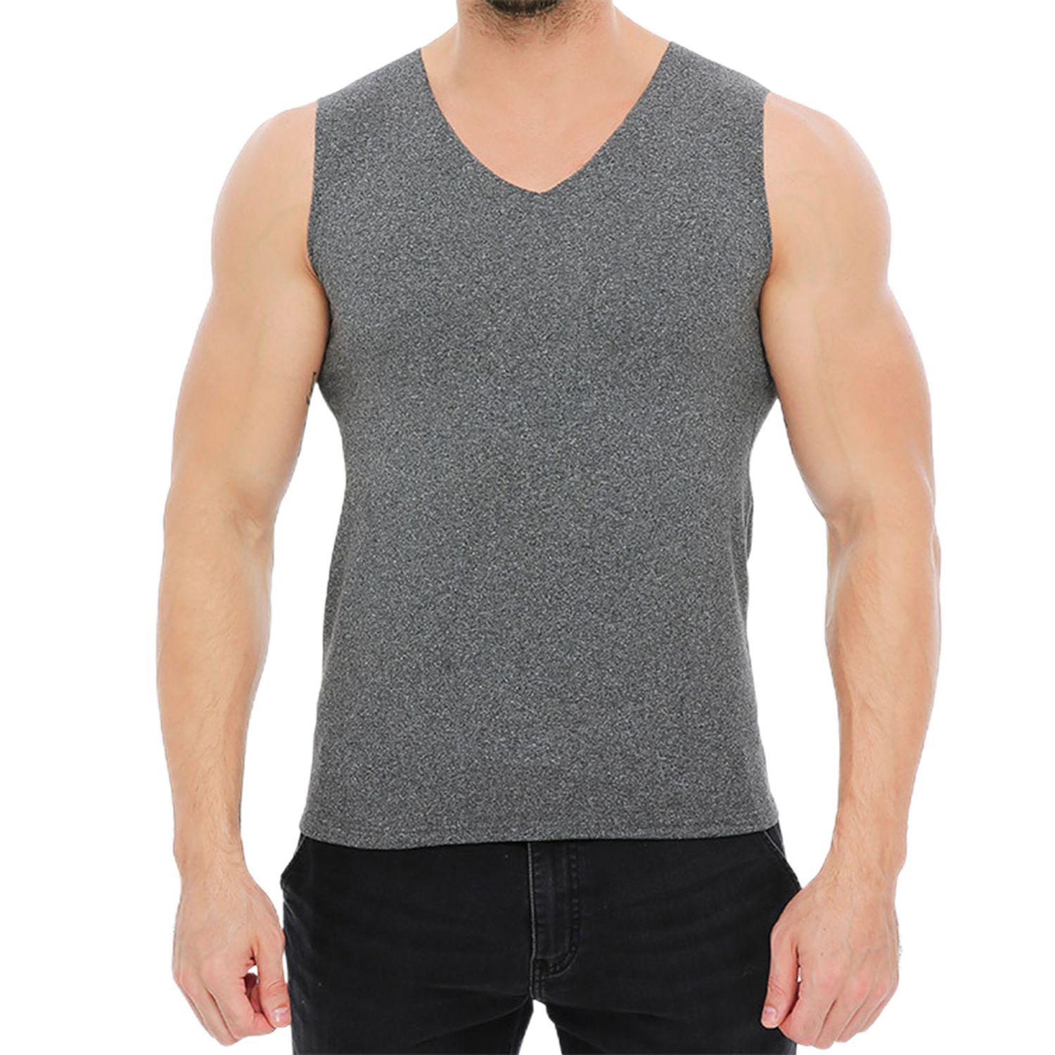 Men Undershirt Wear Resistant Pullover Warm Plush Undershirt