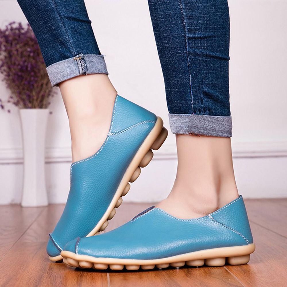 Korean Sandals for Women Women Round Toe Solid Color Slip-On Shoes Flat Single Shoes Peas Boat Shoes Wedge Sandals female shoes women shoes