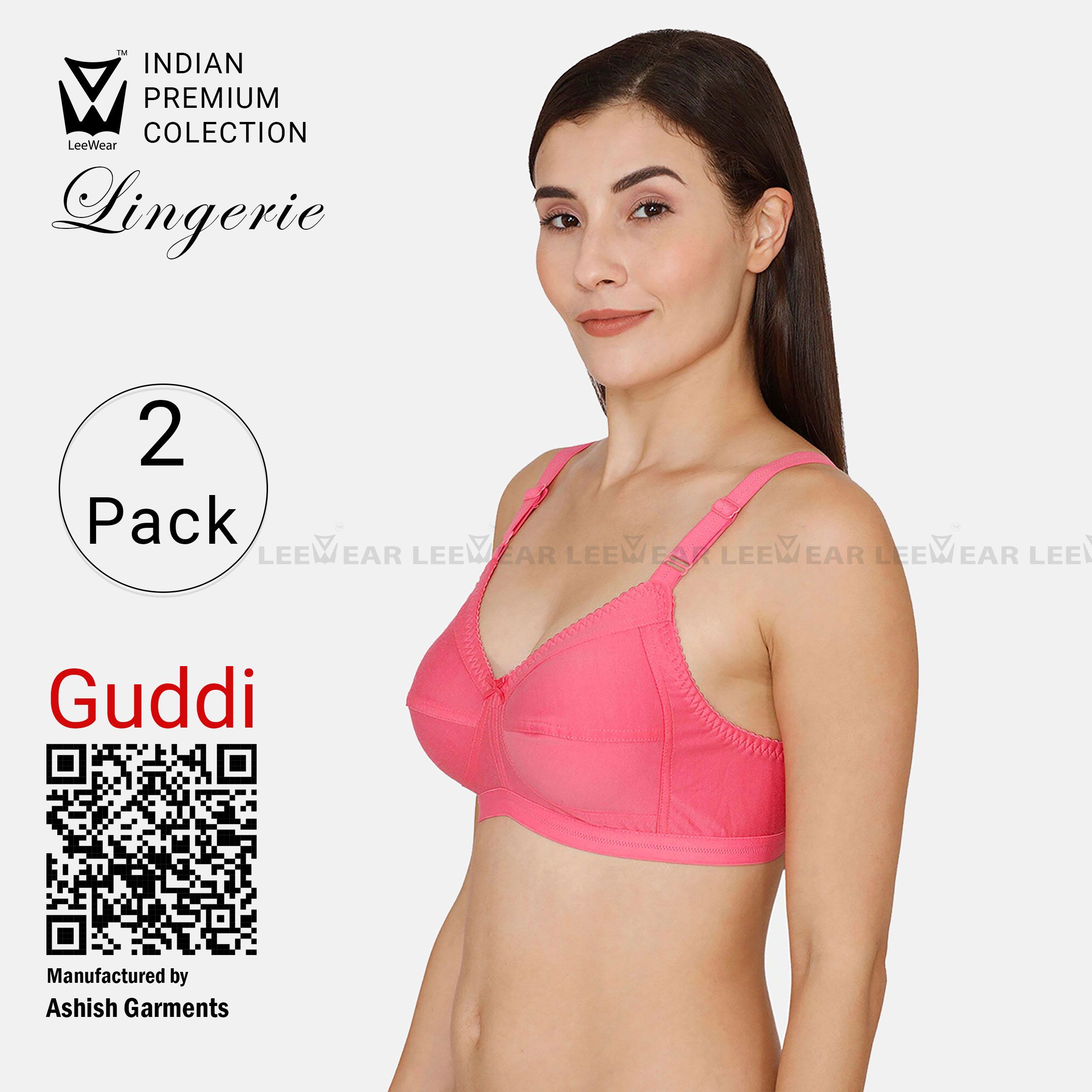 2 Pieces LeeWear Indian GUDDI Bra 02_04_01BR21132_Qty02