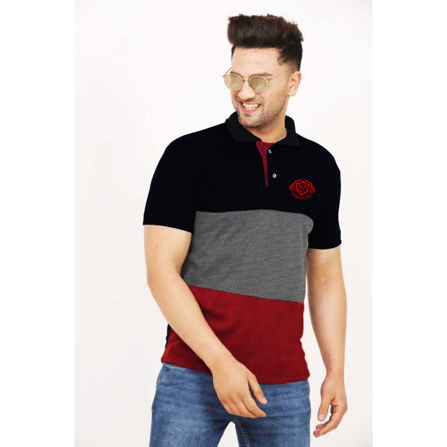 Polo Mart Premium Cotton Polo T-shirt for Men