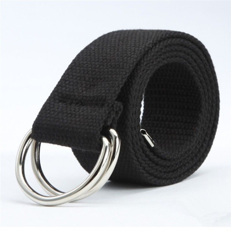 Men Female Belts Military Nylon Adjustable Belt Men Outdoor Travel Tactical Waist Belt With Metal Buckle for Pants 120cm
