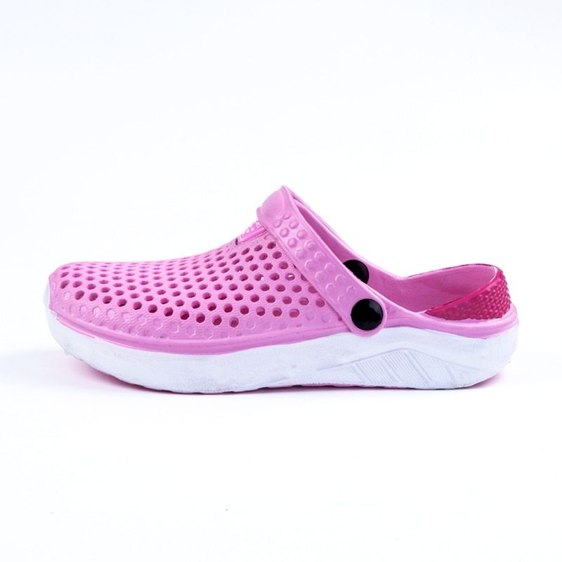 Men Women Sandals Hole Shoes Home Slippers Summer Hollow Out Beach Flat Shoes Comfort Outdoor Slides Slip on Footwear