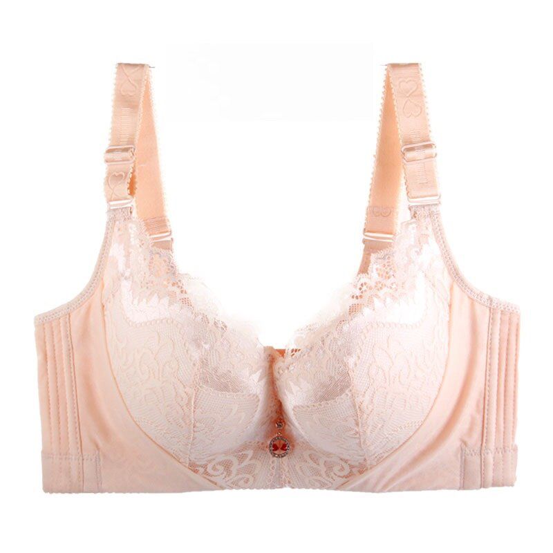 MengShan push up bra PP Point Palm Graphic Supporter bras for women CDE fattening cup lingerie  lace big size bra 110E 115E