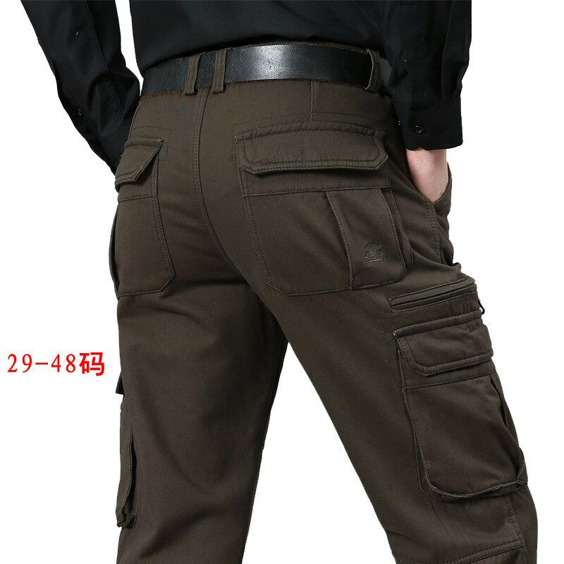 Big Size 29- 44 46 48 Cargo Pants Men Straight Loose  Mens Pants Mens Pants   Men Trousers pants