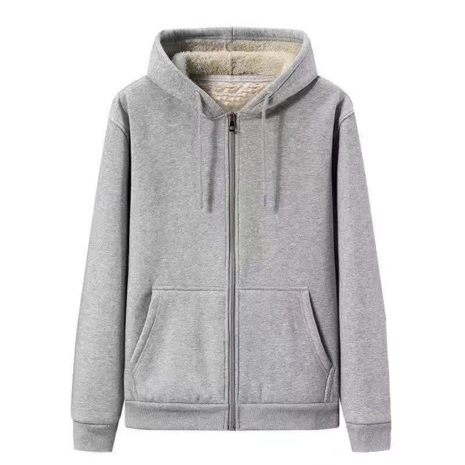 Men Hoodie t Solid Color Wear-resistant Women Hoodie t