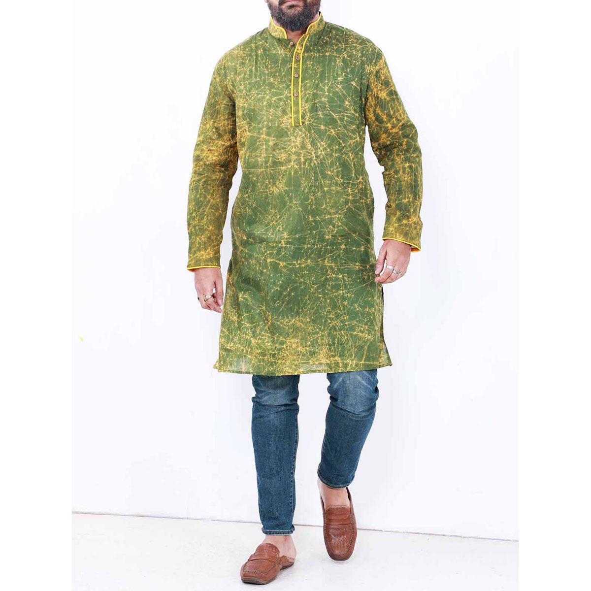 Cotton  Batik Punjabi for Men