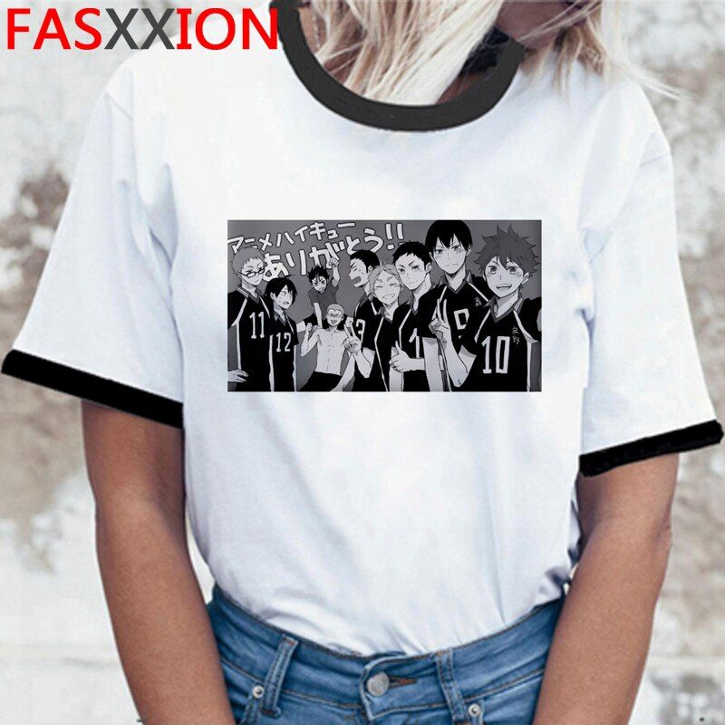 Oya Oya Oya Haikyuu Harajuku T-shirt Men Jnese Kuroo Anime Graphic Tshirt Bokuto Manga Shoyo Volleyball Creative T Shirt Male