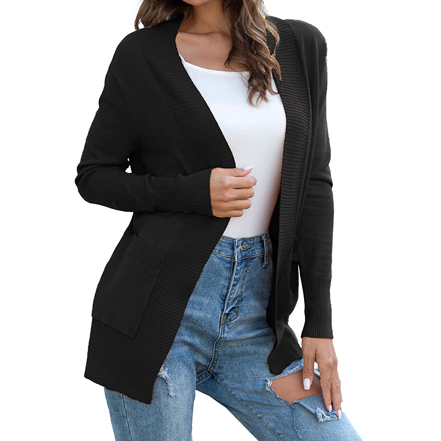 Women Cardigan Comfortable Korean Style Female Cardigan Coat