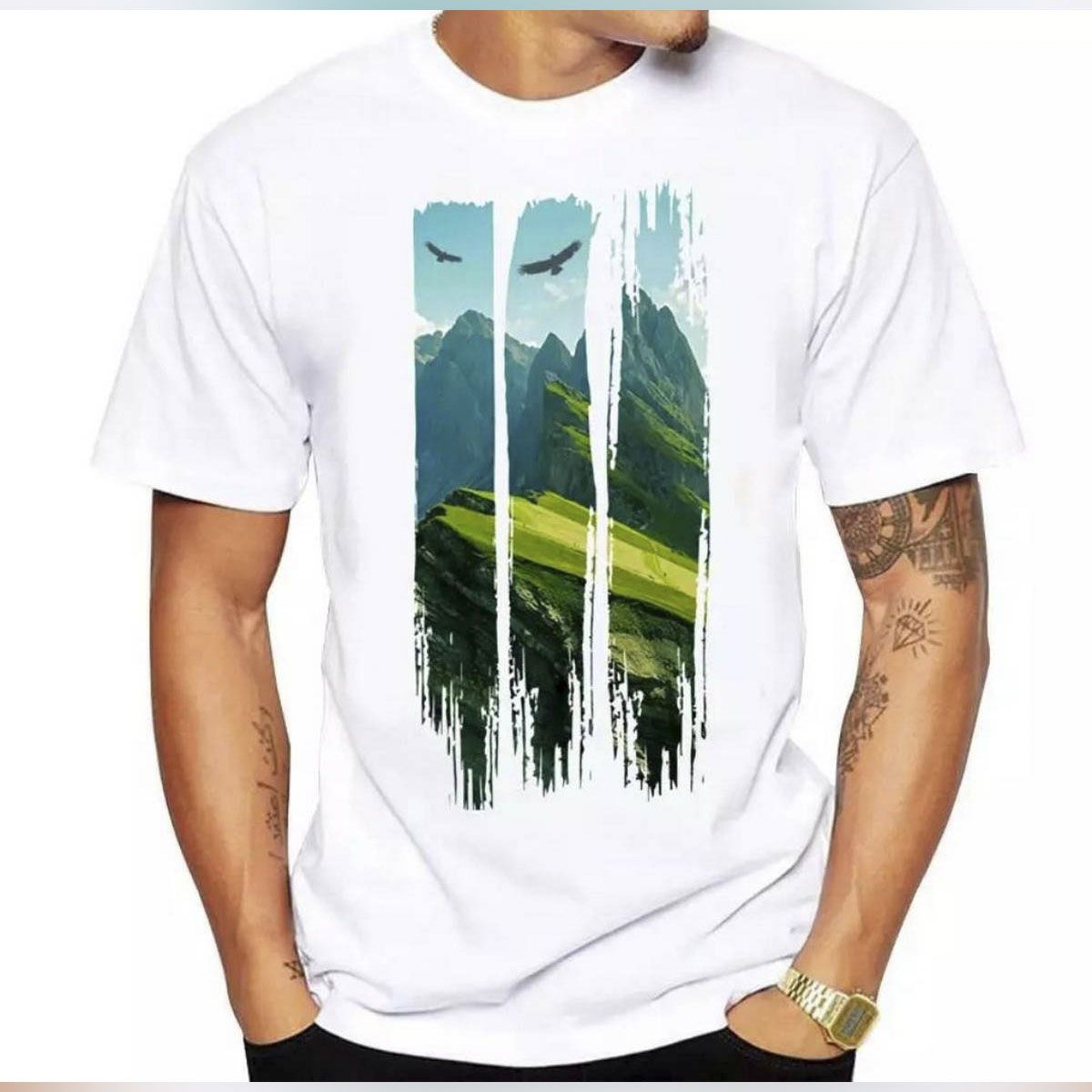 Menz casual Stylish T-shirt for Men - Genji