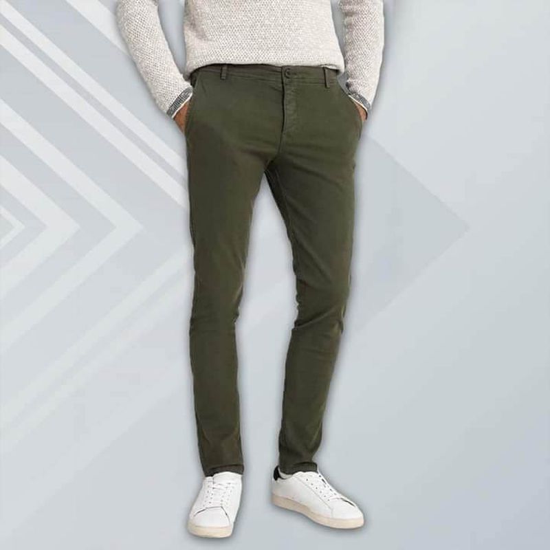 Stretch Gabarding Pant for Man (Olive Color)
