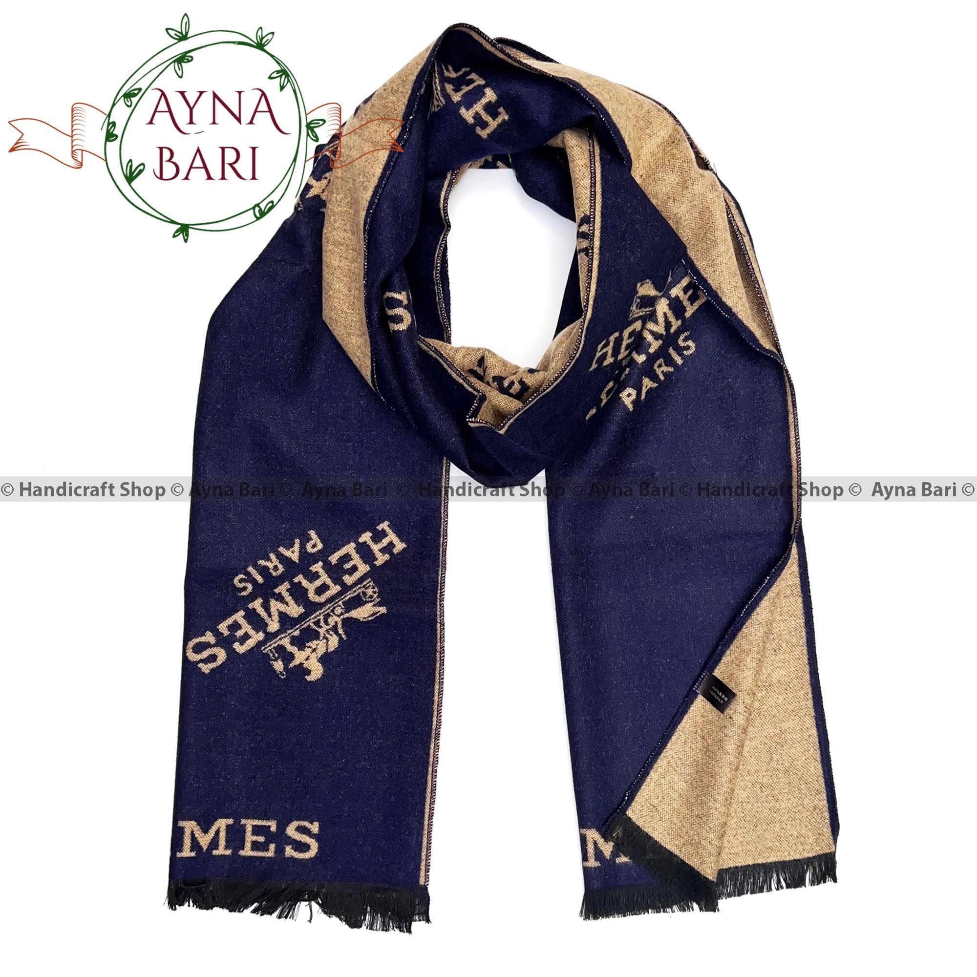Muffler for Man and Women | HERME'S | Winter Collection | Scarves Posh Woollen muffler [Handicraft Shop]