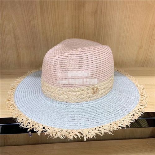 01903-pei27404  2019 new summer color patchwork   lady fedoras cap men women leisure holiday beach jazz hat