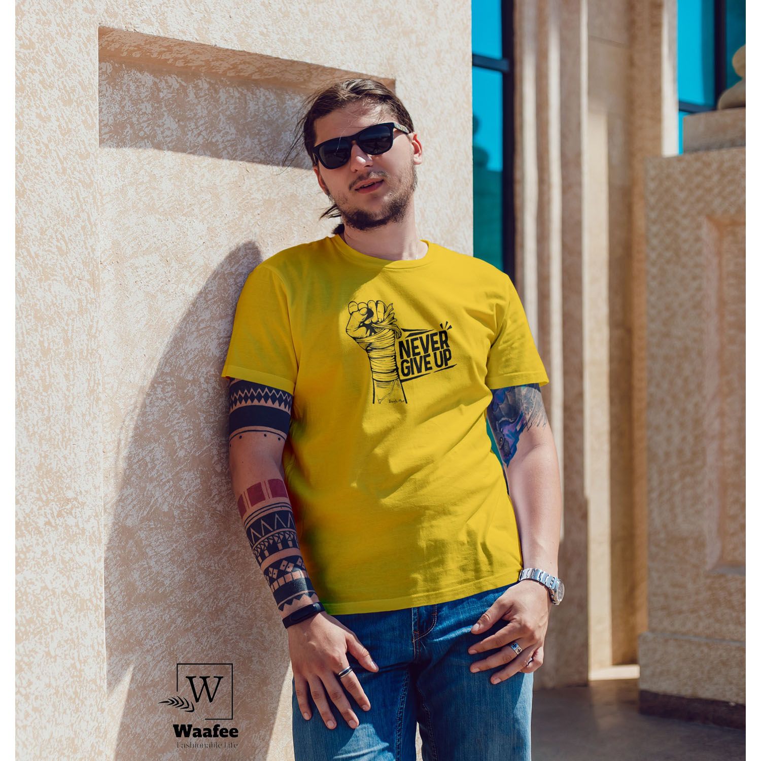 Anonymous Round Neck Half Sleeve Tshirt For Menz