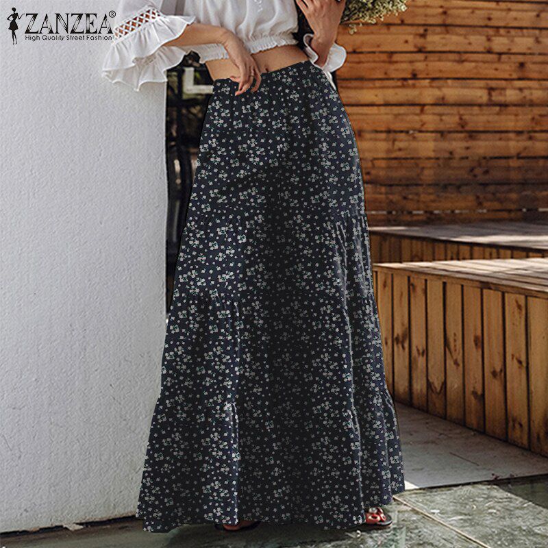 Vintage Women's Wide Leg Trousers Solid Pants Casual Elastic Waist Long Pantalon Palazzo Female Turnip