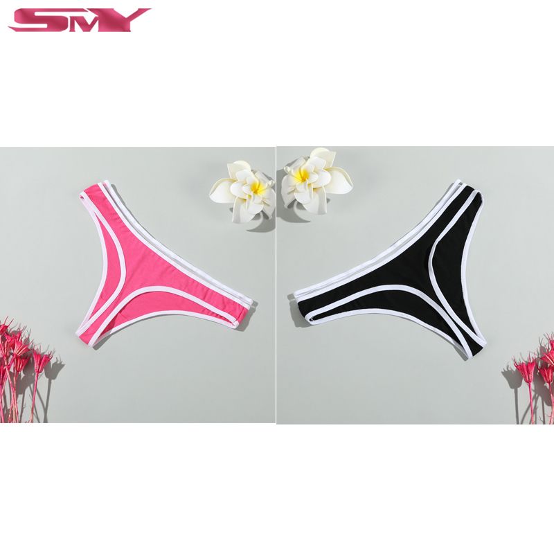 Pack of 2 - Cotton Breathable Women's Briefs Transparent Waist Ladies Panties Cute Girls Underwear