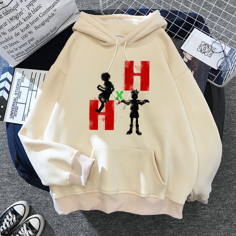 Cute Mens  hunterxhunter  Hoodies Hunter X Hunter Men Women Pullovers Hoodies Sweatshirts Killua Zoldyck Hisoka 90s Anime Hoody