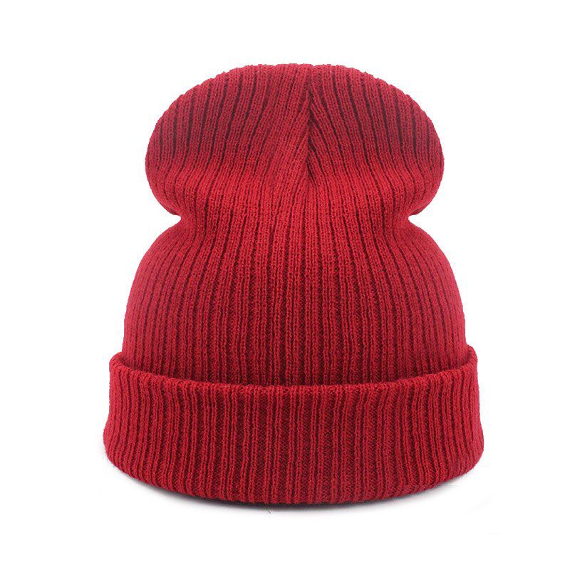 Fashion Winter Hat Women Man Green Hat Skullies Beanie Unisex Warm Hats Knitted Cap for Men Simple Soft Cap