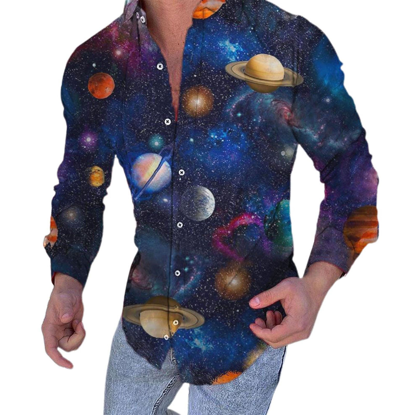 Autumn Shirt All Match Artistic Male Shirt