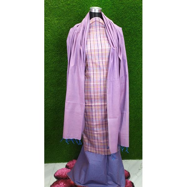 Exclusive Unstitched Tat Three Piece For Women