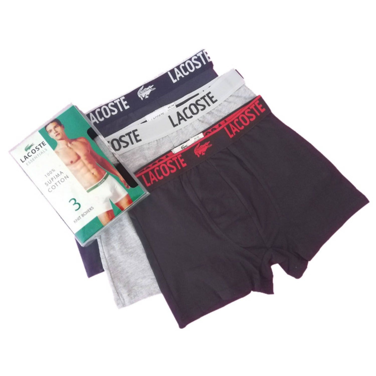 Pack of 3 Boxer Underwear for Men - Boxed - Under Wear For Men