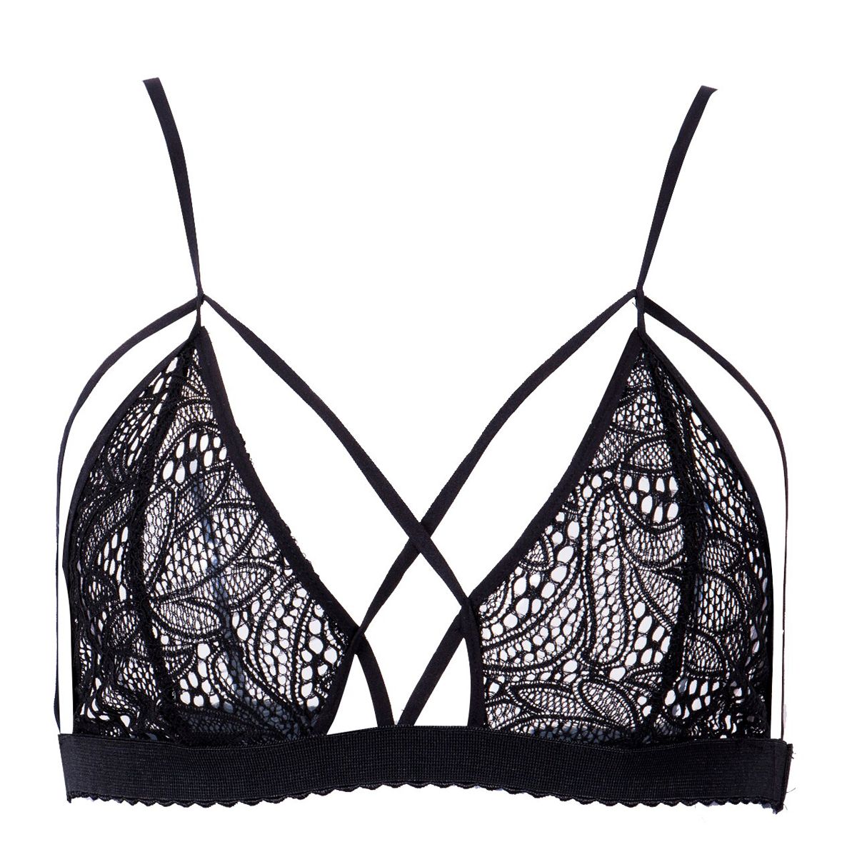 2019  Lace Bra Tops Women Bustier Bra Floral Lace Sheer Bandage Patch Bralette Unpadded Bra Wiree Lingerie Summer