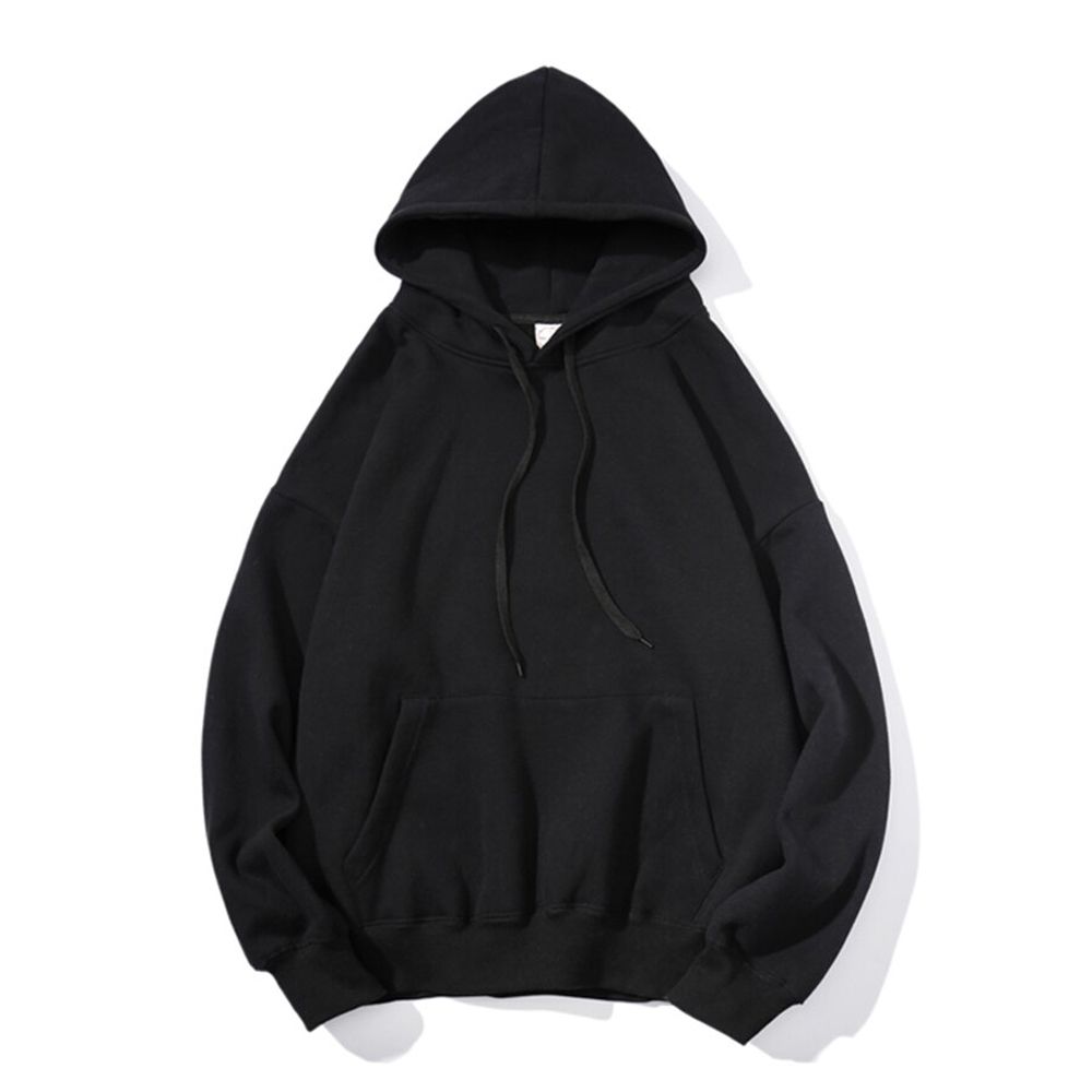 LAPPSTER Men Harajuku Colorful Streetwear Hoodies Autumn Mens  Hop Solid Hooded Sweatshirts Korean Fashions Black Hoodie