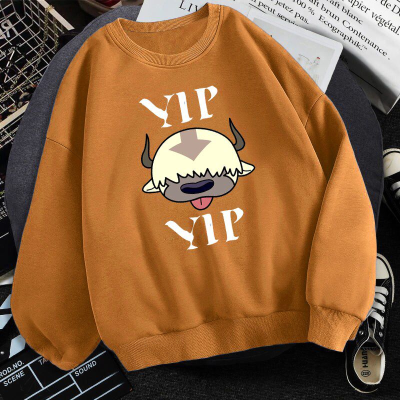Man Woman Hoodies The Last Airbender Print Cartoons Sweatshirts Autumn Fleece Crewneck Harajuku Hooded Sweatshirt Men Streetwear