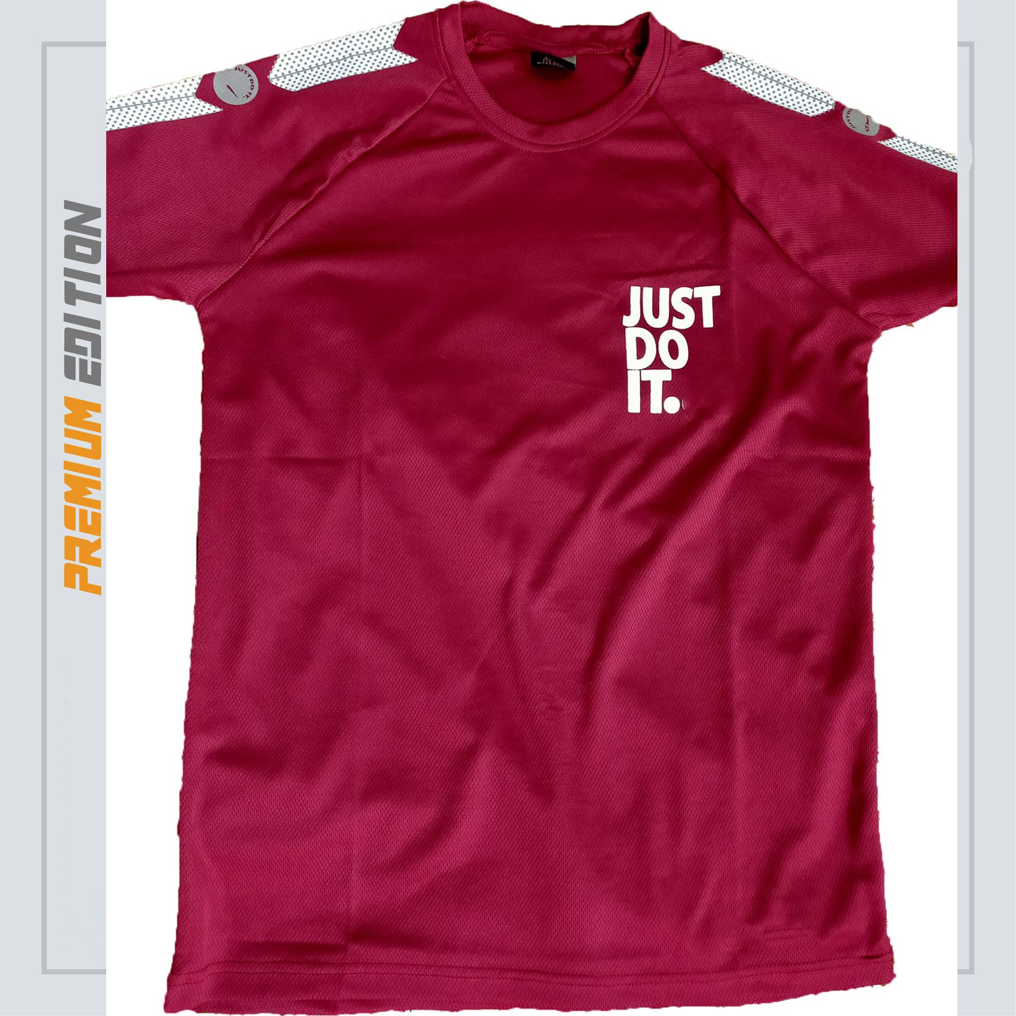 Maroon color t shirt for Men Comfortable - Freshed Fashion - T Shirt - গেঞ্জি ছেলেদের
