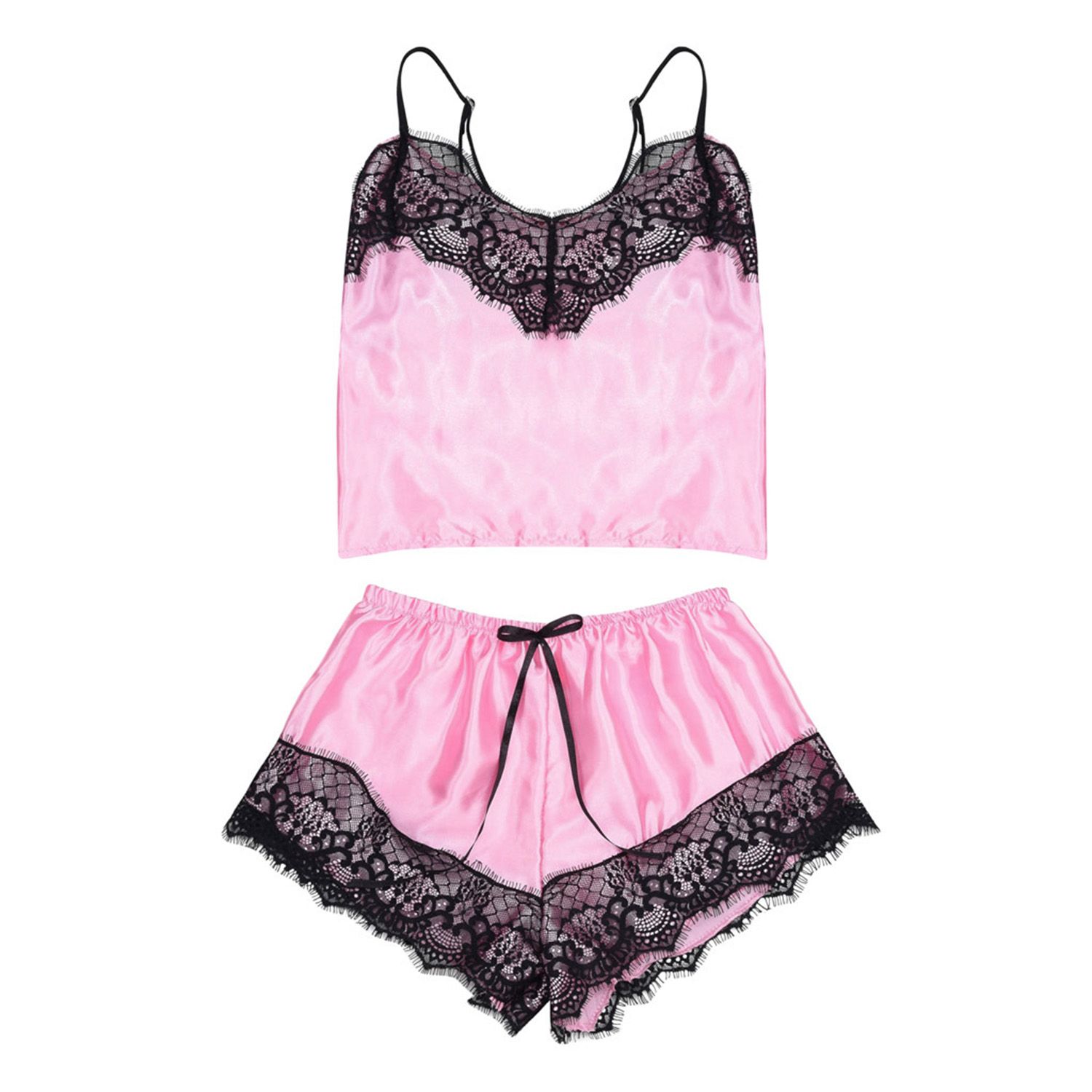 Women Nightie Set Smooth Great Stitching Women Nightie Set