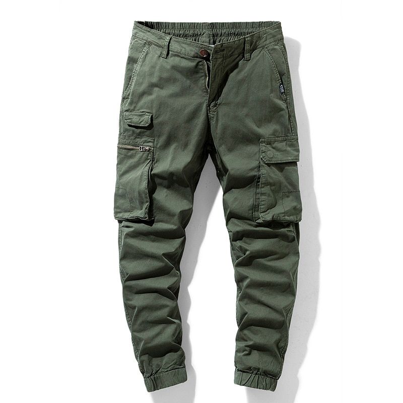 New Autumn Men's Cotton Cargo Pants Outdoor Casual Fashion Jogger Pants Winter   Overalls Cargo Pants Men