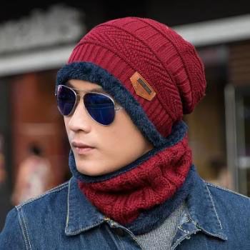 Winter Cap Scarf Set For Men/Women