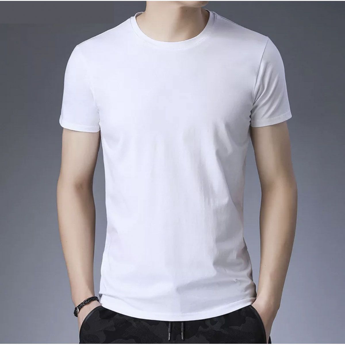 Jersey Solid Color Stylish Half Hata Indoor & Outdoor Tshirt for All Season - Tshirt