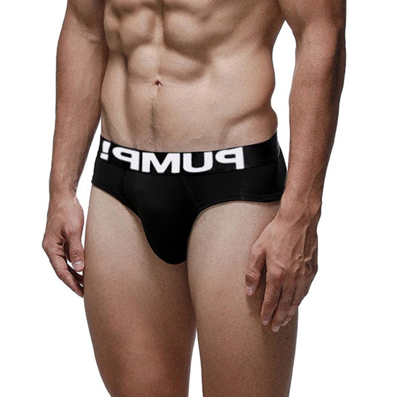 New Sexy Men Jockstrap Low Waist Cotton Gay Man's  Men Briefs Men's Lingerie Cueca