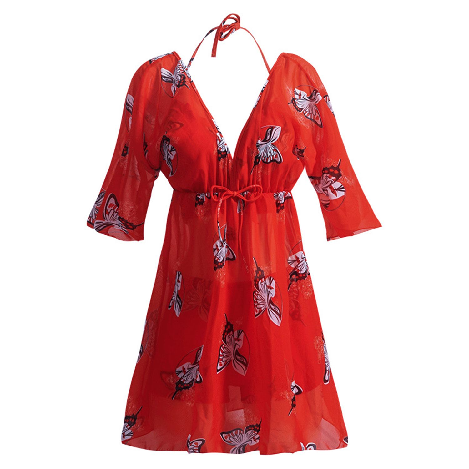 Swimwear Conservative Slimming Three-piece Female Split Swimsuit for Hot Spring