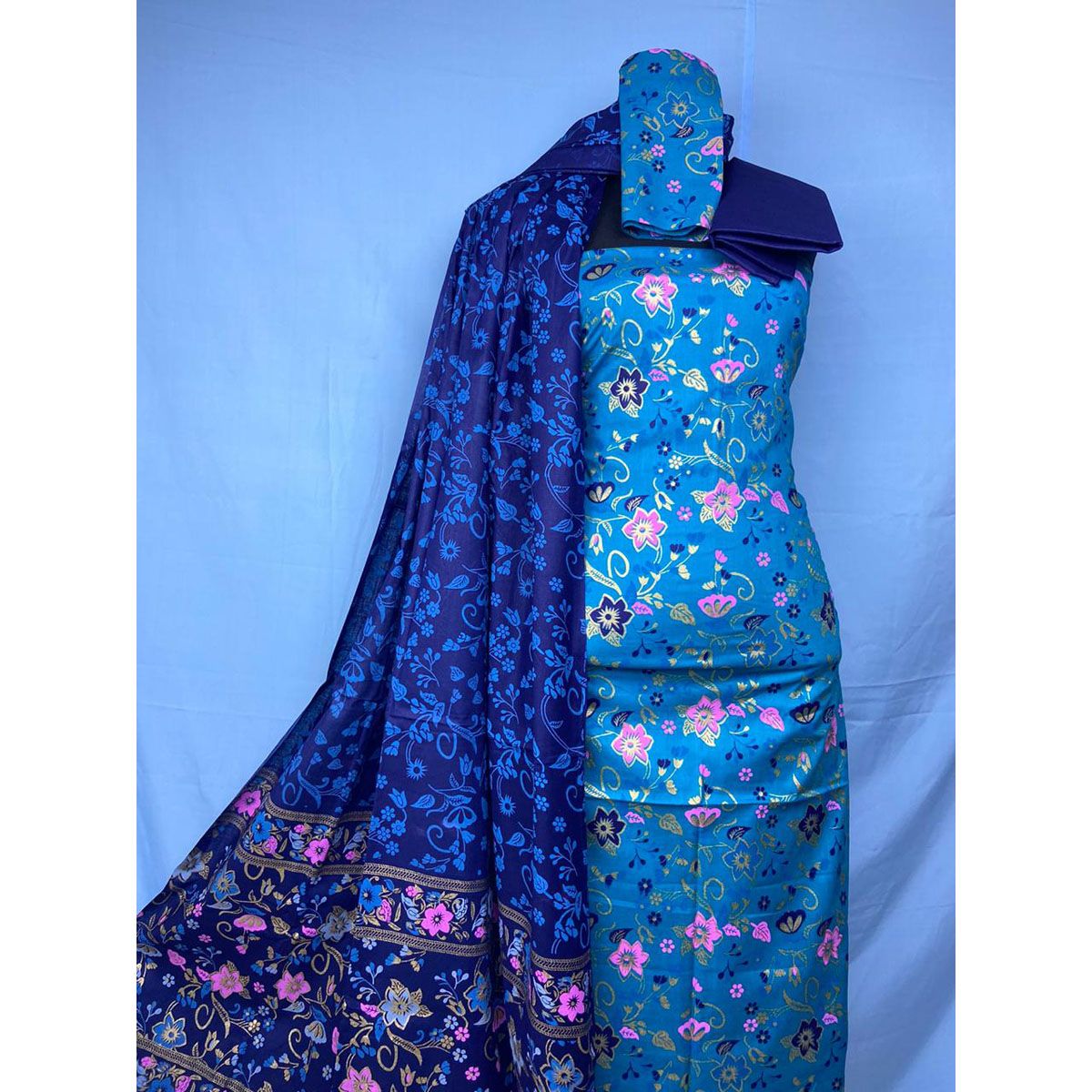 Rong Skin Print Unstitched Cotton Three Piece 3 Piece For Women Ladies Collection Salwar Kamiz রঙ স্কিন ডিজাইন থ্রি পিছ
