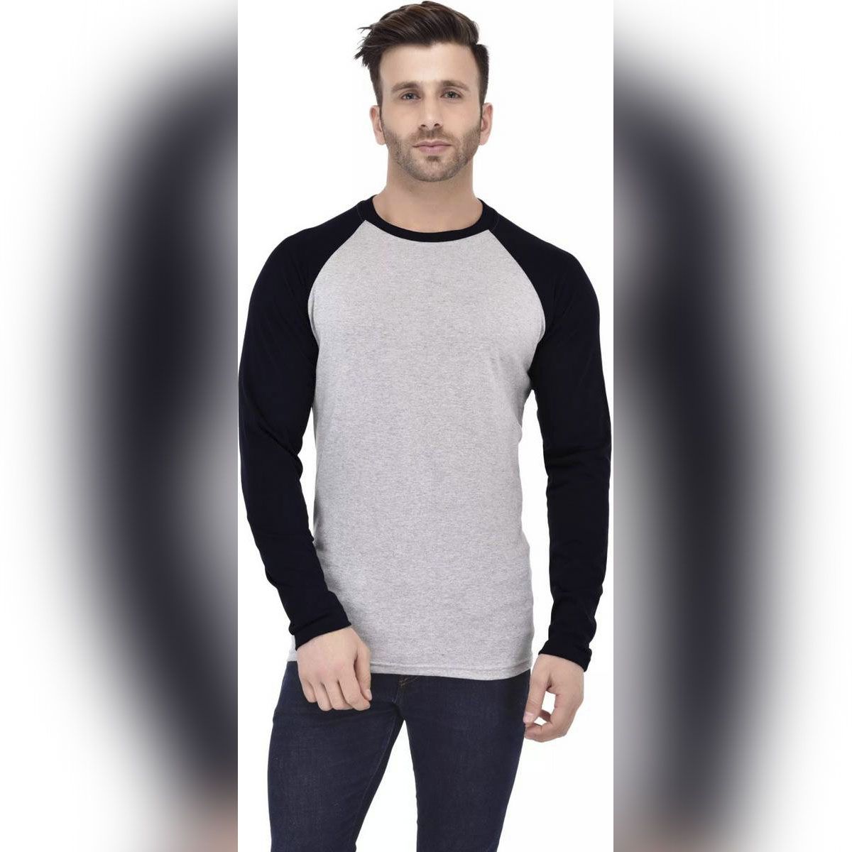 Men's Multicolor Full Sleeve T-shirt
