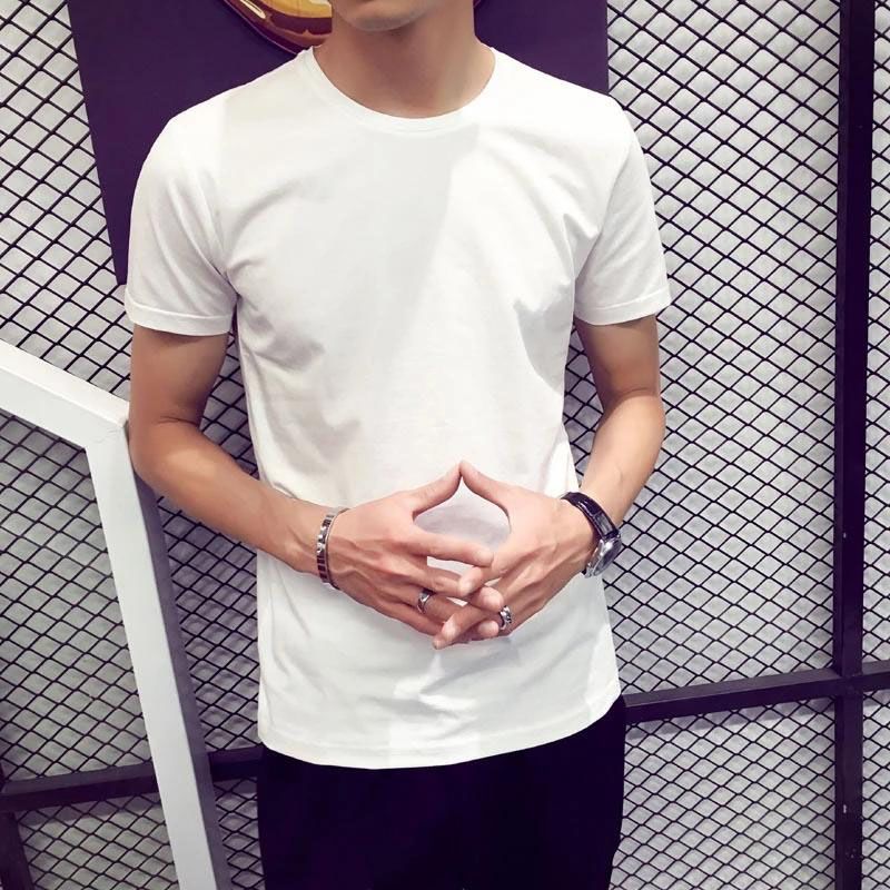 Jersey Casual T-shirt for Men - White