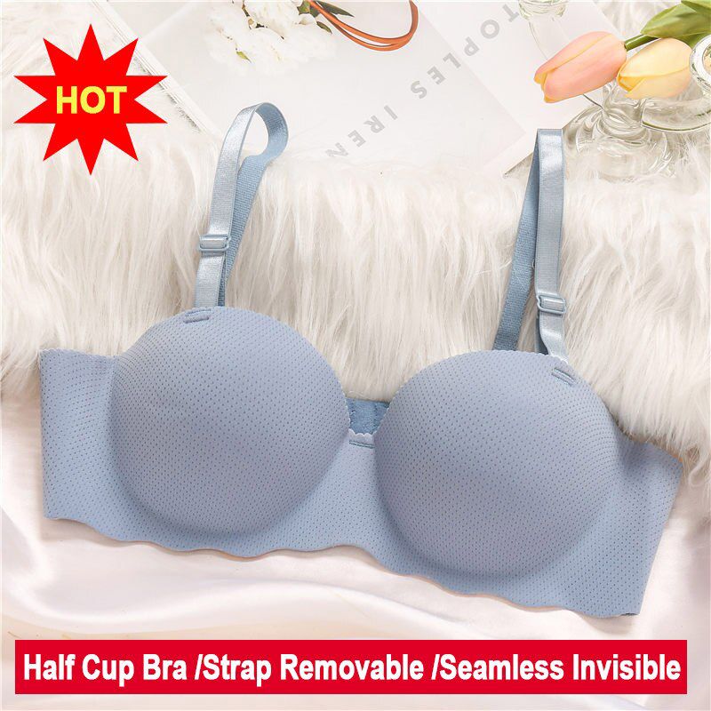 Women Bra  Push Up Bras Female Lingerie Wireless Seamless Underwear A/B Cup Solid Color Invisible Bralette Strap Removable