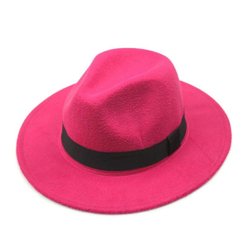 dropshipping fedora hat felt Jazz hats cowboy hat for women and men winter men cap winter men cap wool bowler hat wholesale