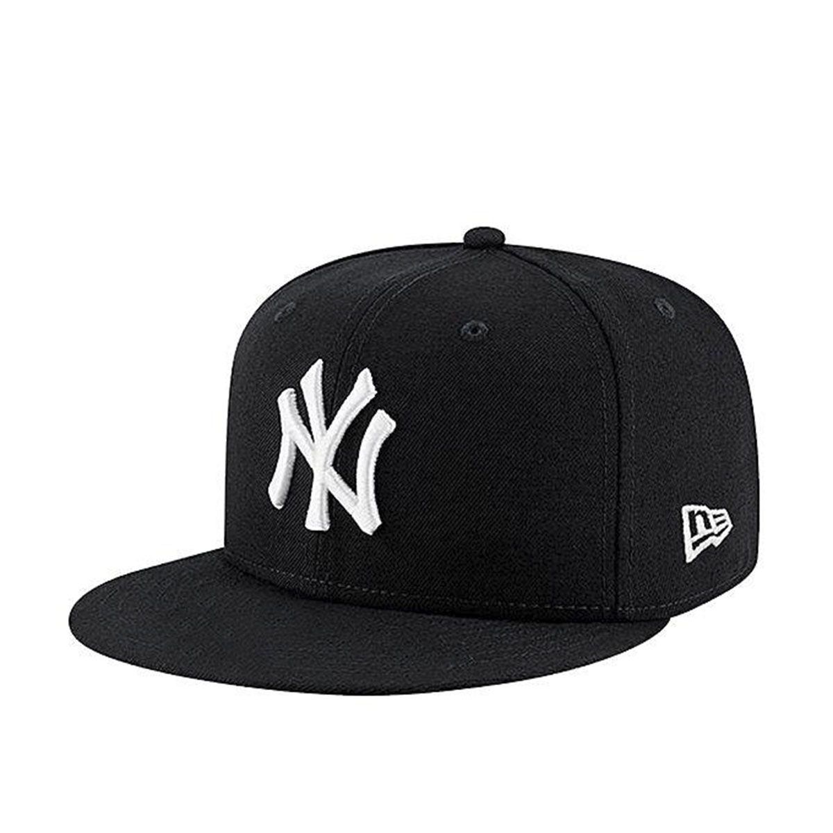 Black And White Cotton DJ Hip Hop Cap For Men