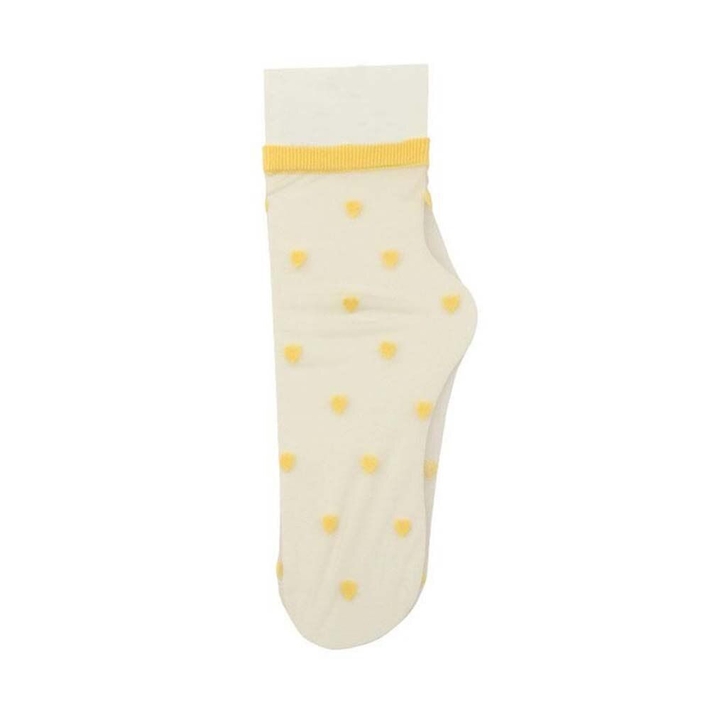 Cool Transparent Women Socks Ultrathin Colorful Sweet Heart Love Mesh Female Sexy Silk Crystal Sheer Ankle Socks