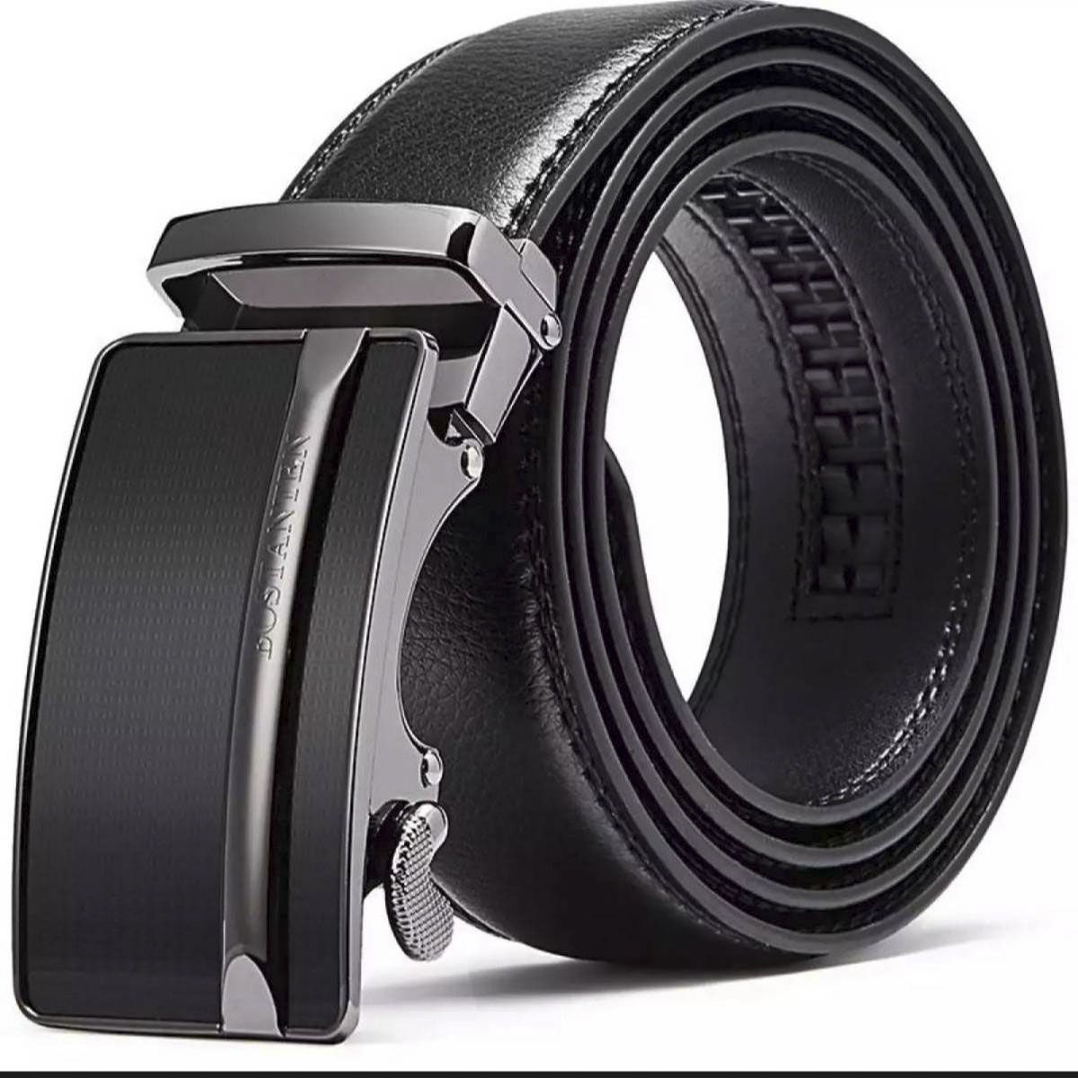 Casual Black Soft Artificial Leather Belt For Men - Auto Gear - Belt For Men