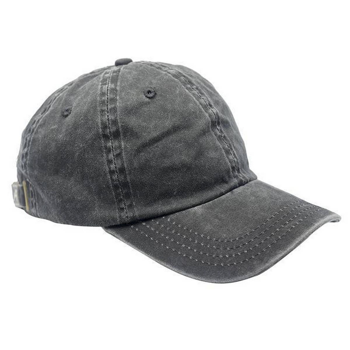 Maroon Washed Pure Denim Cotton US Polo Cap for Man