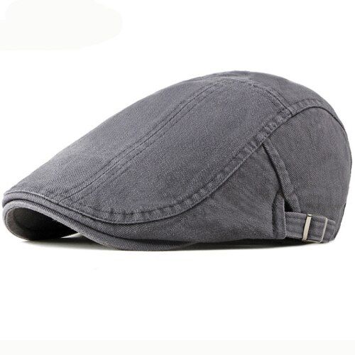 High Quality  Cotton Men Cap Hat Women Ivy Flat Cap Adjustable Men Berets Solid Plain Beret Cap Men Sun Hat