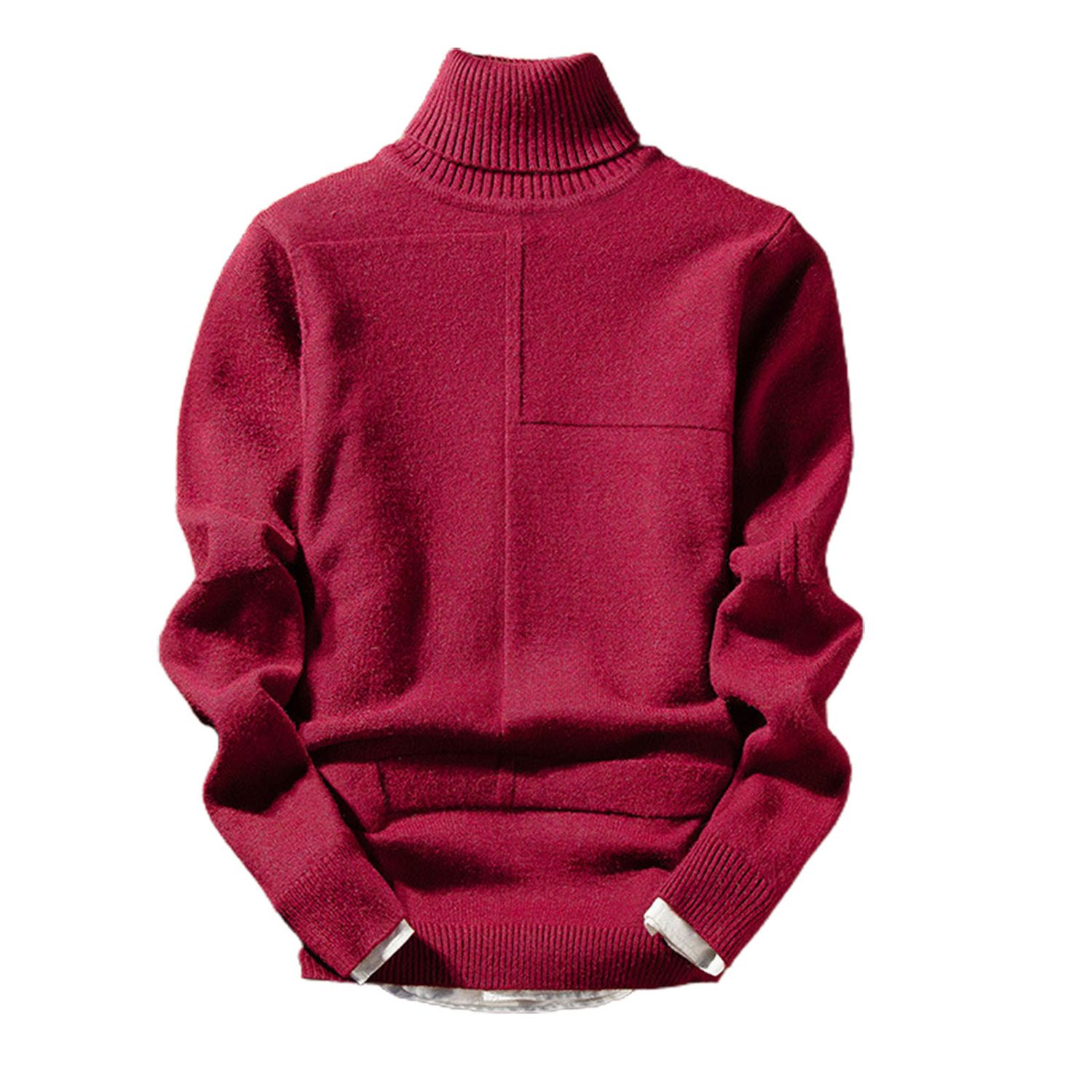 Men Pullover Durable Shrink-resistant Fadeless Fashion Sweater